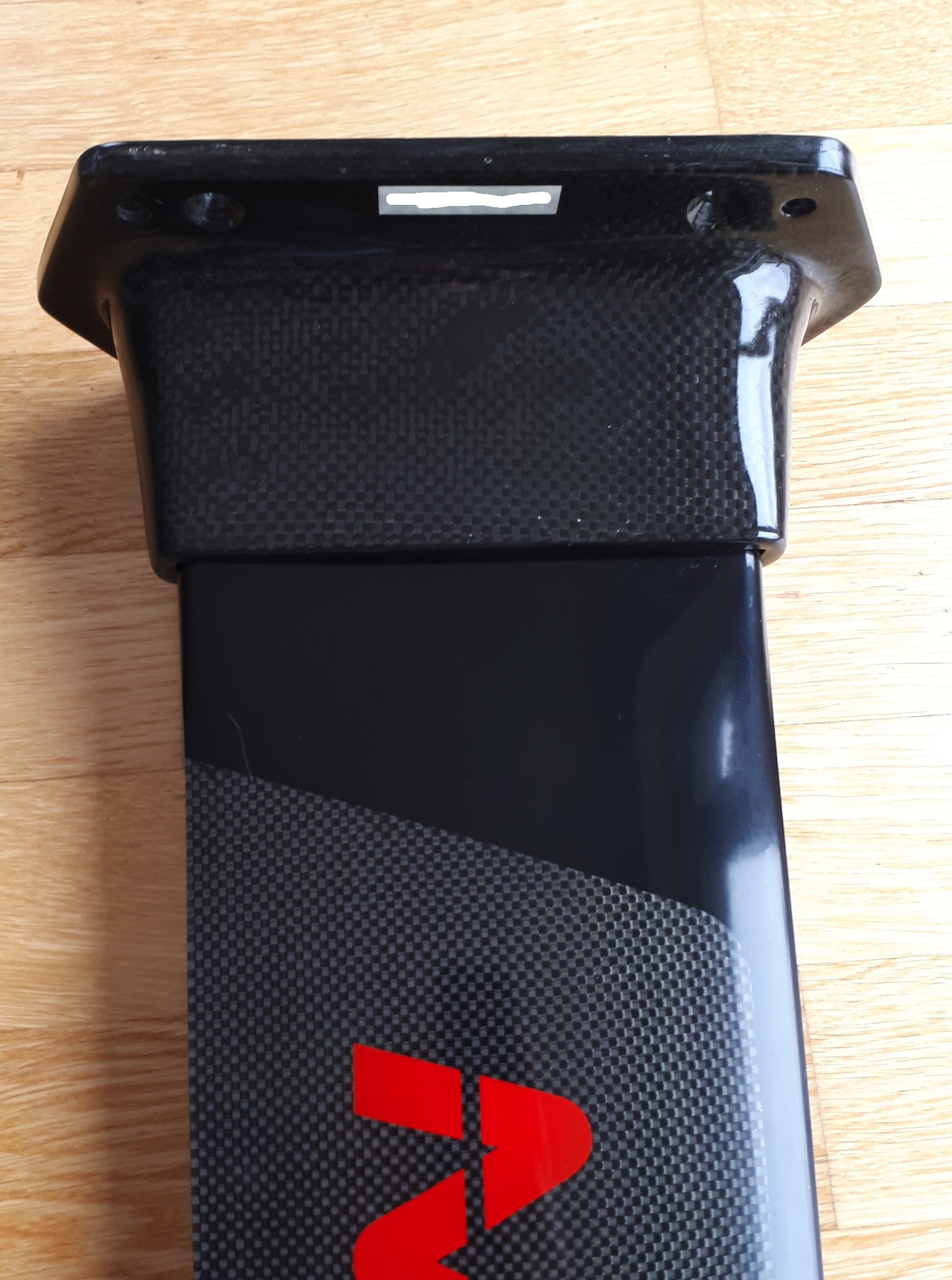 Side view of deep tuttle to plate adapter with Moses deep tuttle mast mounted 2/7